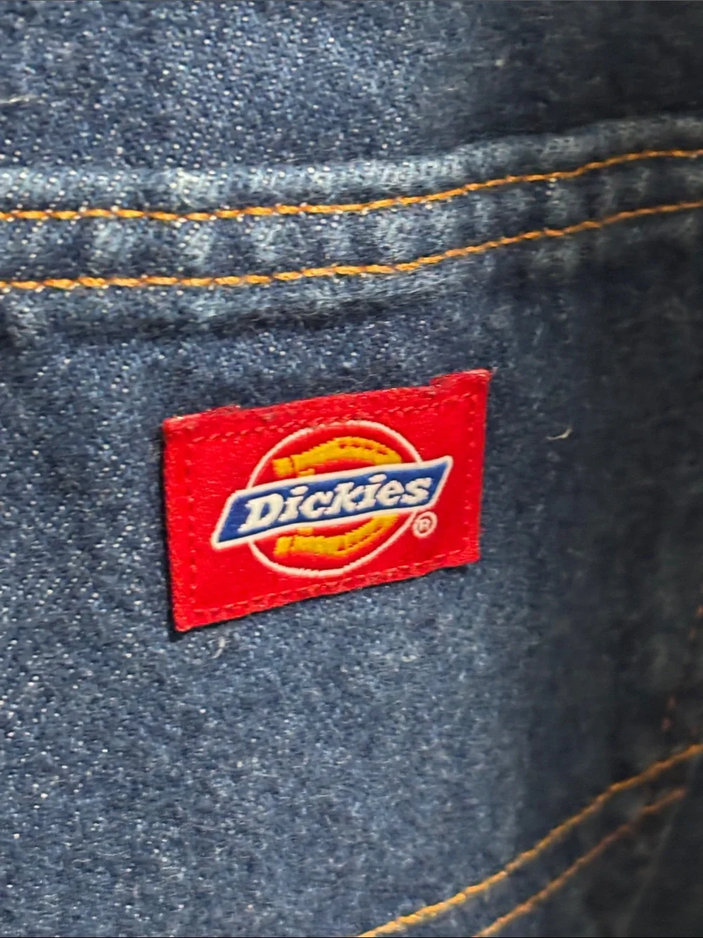 Dickies Classic Men's Dark Blue Jeans - Timeless Straight Fit 38x32